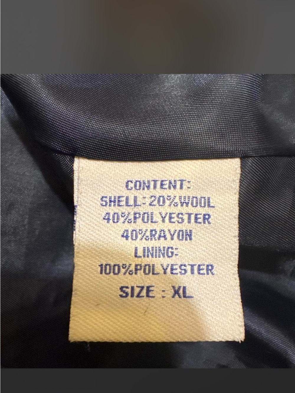 VINTAGE 90’s Y2K Plaid Hooded Double-Breasted Flannel Coat in Blue and Gray - Picture 7 of 7